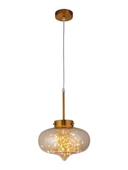 Searchlight Gold Tillie Wide Ceiling Light - Image 2 of 4