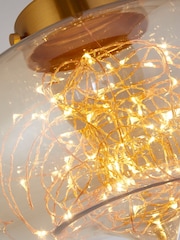 Searchlight Gold Tillie Wide Ceiling Light - Image 4 of 4