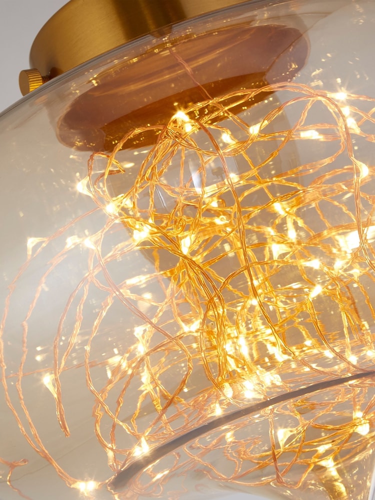 Searchlight Gold Tillie Wide Ceiling Light - Image 4 of 4