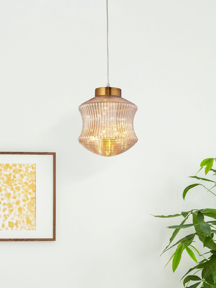 Searchlight Gold Tillie Long Ceiling Light - Image 1 of 4