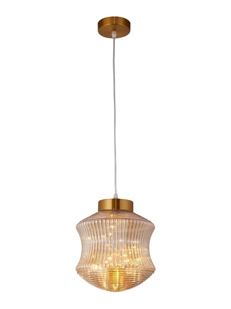Searchlight Gold Tillie Long Ceiling Light - Image 2 of 4