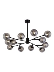 Searchlight Black Pala 12 Light Ceiling Light - Image 3 of 4