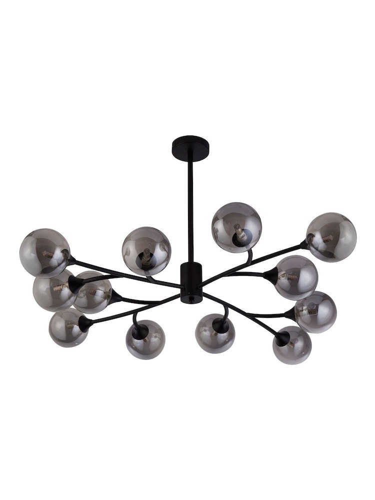 Searchlight Black Pala 12 Light Ceiling Light - Image 4 of 4
