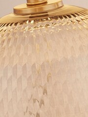 Searchlight Brass Bonnie Blush Glass Table Lamp Base - Image 4 of 4