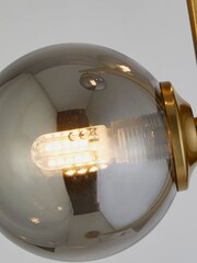 Searchlight Brass Poppy Floor Lamp - Image 2 of 4