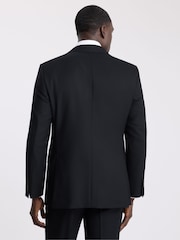 MOSS Navy Blue Regular Fit Twill Suit Jacket - Image 4 of 6