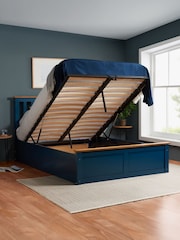 Birlea Navy Blue Austin Ottoman - Image 2 of 7