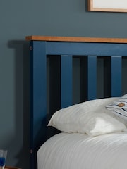 Birlea Navy Blue Austin Ottoman - Image 3 of 7