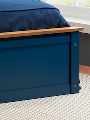 Birlea Navy Blue Austin Ottoman - Image 4 of 7