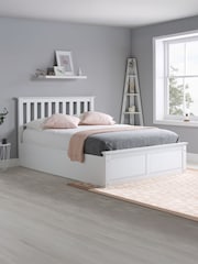 Birlea White Austin Ottoman - Image 1 of 7