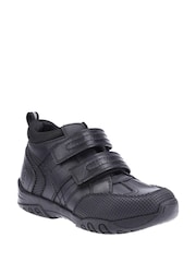 Hush Puppies 	Black Jezza Junior School Boots - Image 2 of 4