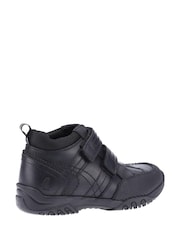 Hush Puppies 	Black Jezza Junior School Boots - Image 3 of 4