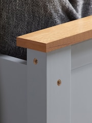 Birlea Stone Grey Austin Ottoman - Image 5 of 7