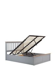 Birlea Stone Grey Austin Ottoman - Image 7 of 7