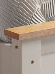 Birlea Pearl Grey Austin Ottoman - Image 5 of 7