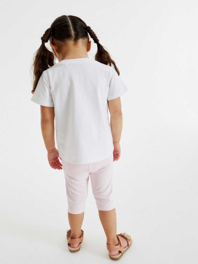 White Sister Short Sleeve Cotton Sister T-Shirt (3mths-7yrs) - Image 2 of 4