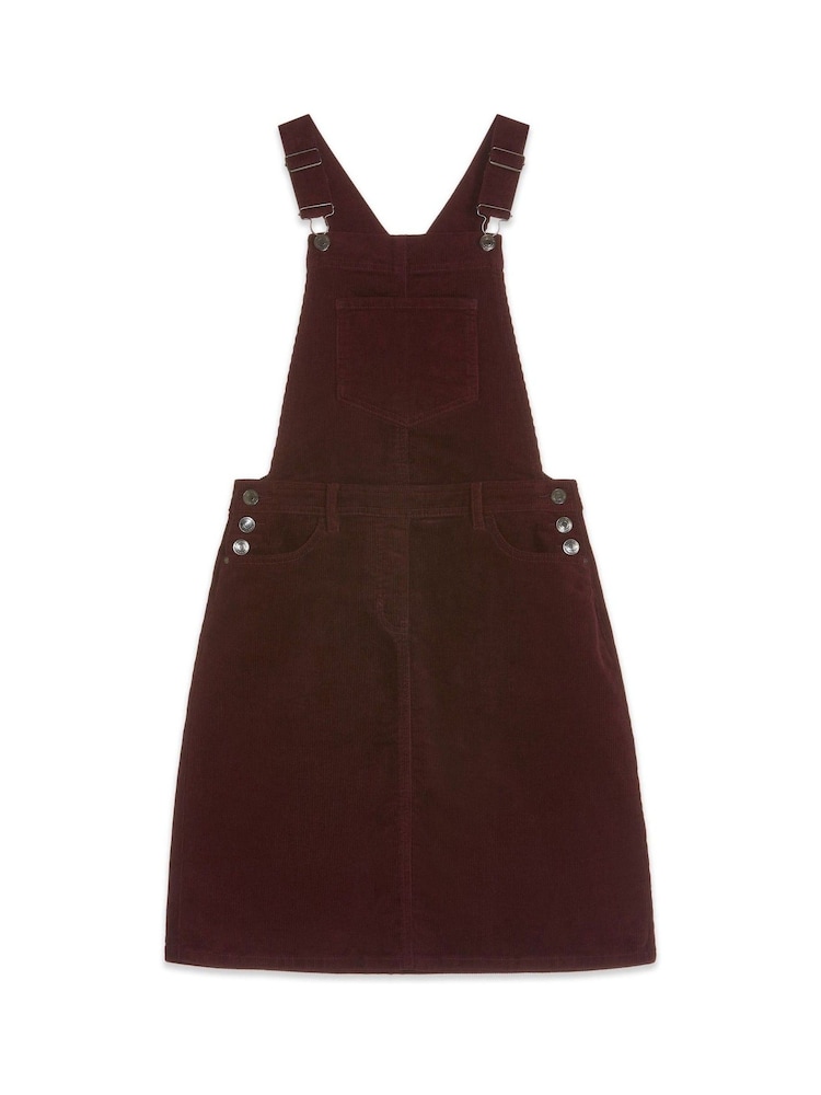 M&Co Red Pinafore Cord Dress - Image 5 of 5 M&Co Red Pinafore Cord Dress - Image 5 of 5