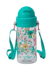 Smiggle Green I Spy Teeny Tiny Plastic Drink Bottle With Strap 400Ml - Image 1 of 2