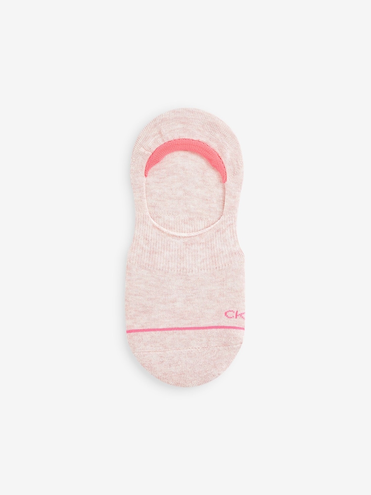 Calvin Klein Pink High Cut Socks 3 Pack - Image 4 of 4