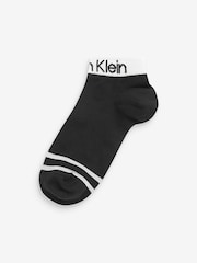 Calvin Klein Black Logo Socks 2 Pack - Image 3 of 3