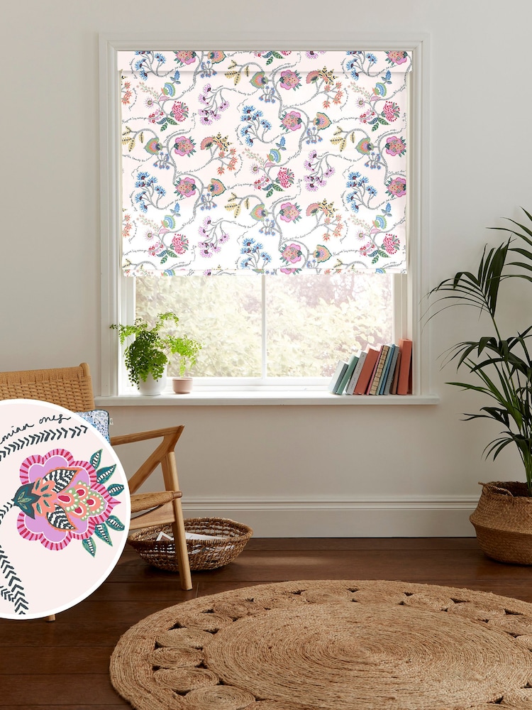 Cath Kidston Multi Wild Ones Made To Measure Roman 100% Cotton Blinds - Image 1 of 6