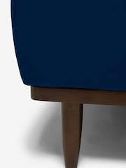 Swoon Opulent Velvet Navy Blue Klee Upholstered End Lift Ottoman Storage Bed Frame - Image 5 of 5