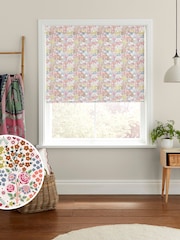 Cath Kidston Red Magical Kingdom Ditsy Made To Measure Roman 100% Cotton Blinds - Image 1 of 6