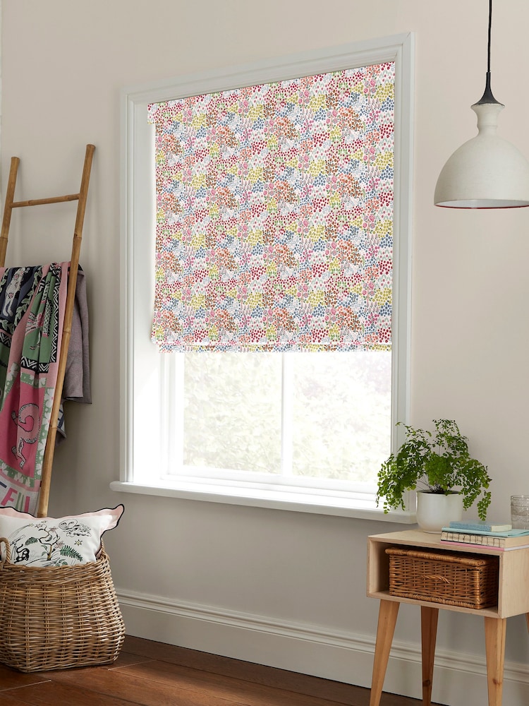 Cath Kidston Red Magical Kingdom Ditsy Made To Measure Roman 100% Cotton Blinds - Image 2 of 6