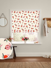 Cath Kidston Orange Pomegranate Made To Measure Roman 100% Cotton Blinds - Image 1 of 6