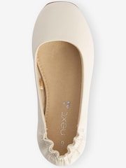 Cream Ballet Shoes - Image 3 of 5