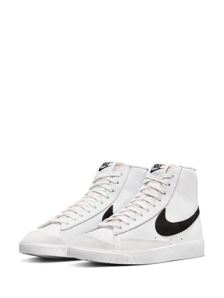 Nike White/Black Blazer Mid 77 Next Nature Trainers - Image 5 of 10