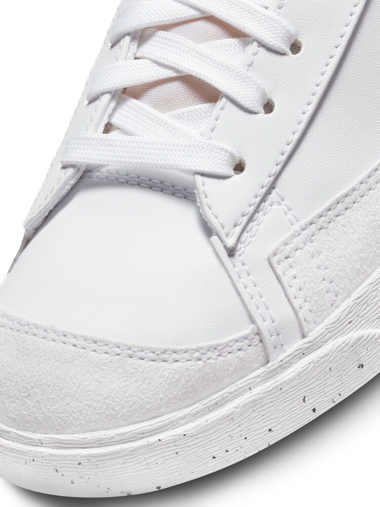 Nike White/Black Blazer Mid 77 Next Nature Trainers - Image 9 of 10