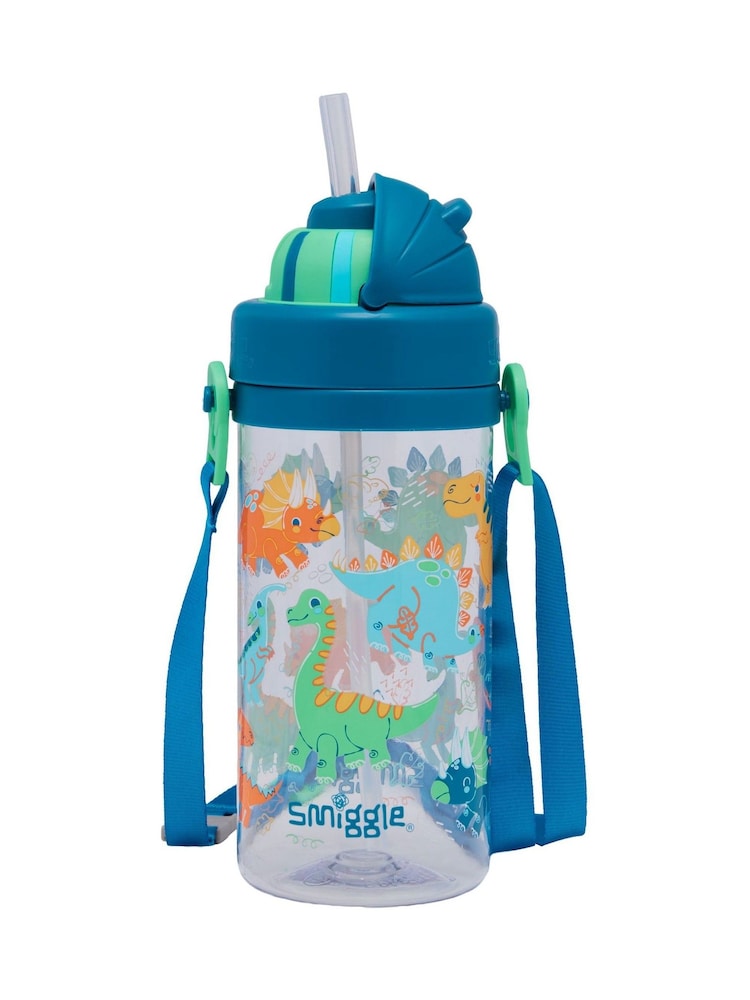 Smiggle Blue I Spy Teeny Tiny Plastic Drink Bottle With Strap 400Ml - Image 2 of 2 Smiggle Blue I Spy Teeny Tiny Plastic Drink Bottle With Strap 400Ml - Image 2 of 2