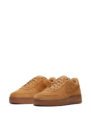 Nike Tan Brown Air Force 1 Youth Trainers - Image 5 of 8