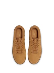 Nike Tan Brown Air Force 1 Youth Trainers - Image 6 of 8