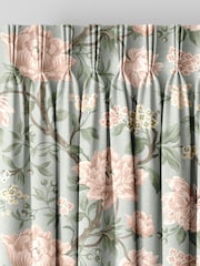 Laura Ashley Pink Tapestry Floral Chenille Made To Measure Curtains - Image 5 of 9