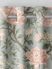 Laura Ashley Pink Tapestry Floral Chenille Made To Measure Curtains - Image 6 of 9