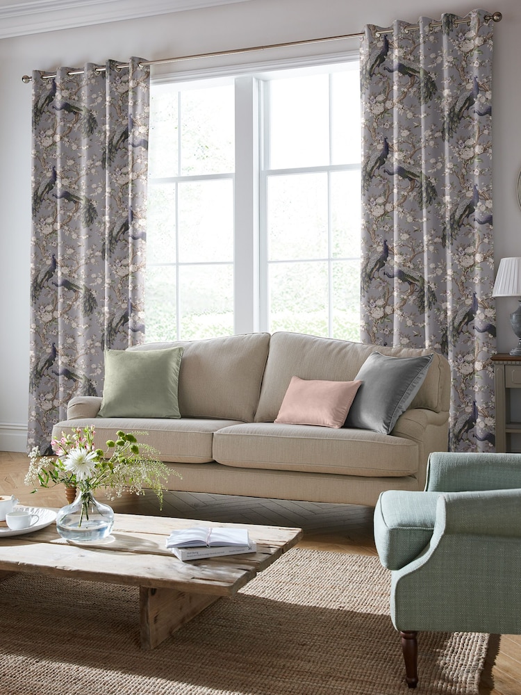 Laura Ashley Purple Belvedere Made To Measure Curtains - Image 2 of 8