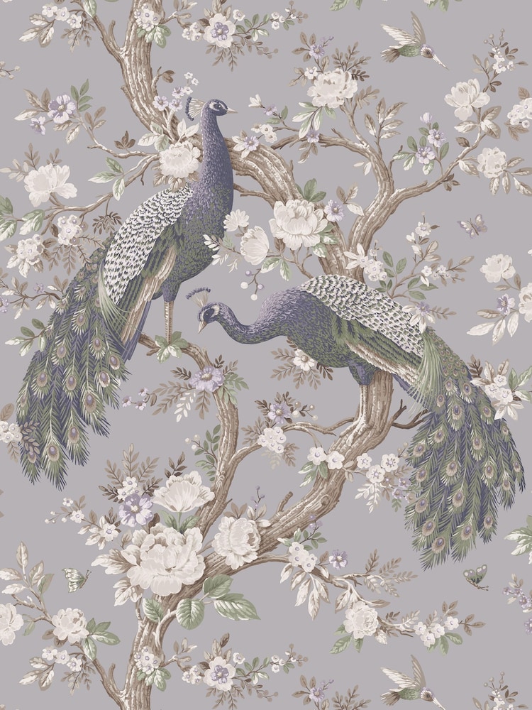 Laura Ashley Purple Belvedere Made To Measure Curtains - Image 8 of 8
