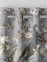 Laura Ashley Blue Belvedere Made To Measure Curtains - Image 7 of 9