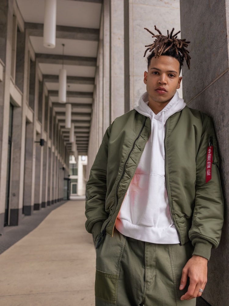 Alpha Industries Green MA1 Reversible Jacket - Image 1 of 8