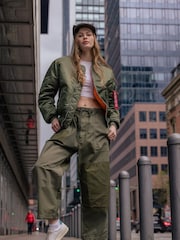 Alpha Industries Green MA1 Reversible Jacket - Image 2 of 8