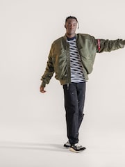 Alpha Industries Green MA1 Reversible Jacket - Image 3 of 8