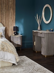 Black Large Round 89x89cm Wall Mirror - Image 2 of 4