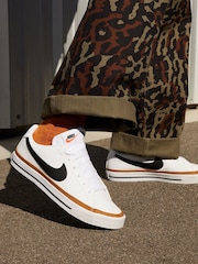 Белый/черный - Кроссовки Nike Court Legacy - Изображение 11 из 12