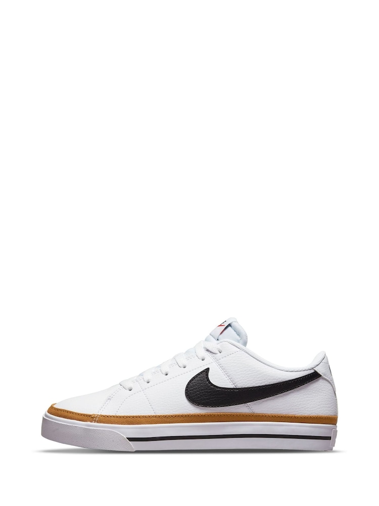 Белый/черный - Кроссовки Nike Court Legacy - Изображение 2 из 12