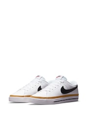Белый/черный - Кроссовки Nike Court Legacy - Изображение 5 из 12