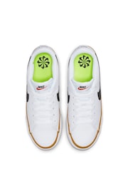 Белый/черный - Кроссовки Nike Court Legacy - Изображение 6 из 12