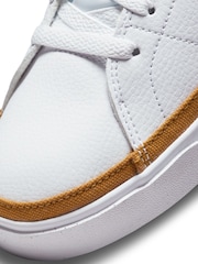 Белый/черный - Кроссовки Nike Court Legacy - Изображение 9 из 12