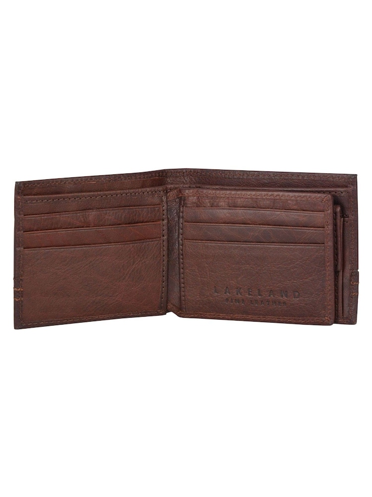Lakeland Leather Brown Mens Keswick Wallet - Image 2 of 3